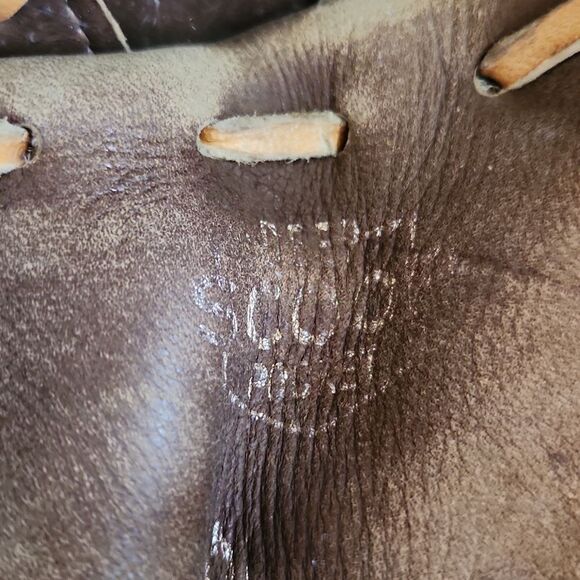 Nesco 4190 Leather Deep Pocket Baseball Glove - Picture 7 of 13